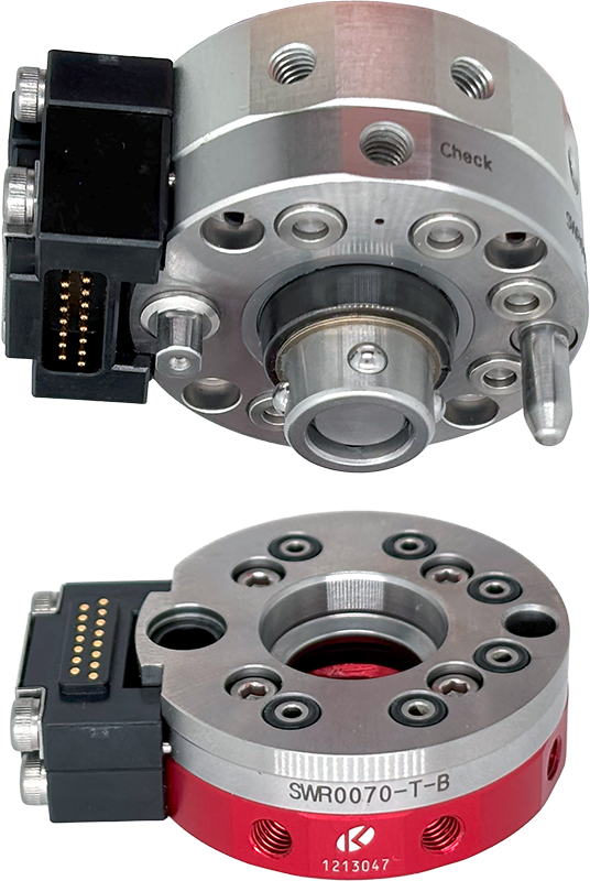 KOSMEK SWR robotic hand changer for automated tool exchange